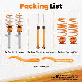 COILOVERS COILOVER KIT SHOCKS compatible for VW GOLF VIII (CD1) 2019+ Hatchback, compatible for FWD