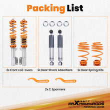 Laad de afbeelding in de galerijviewer, Coilovers Suspension Kit compatible for Vauxhall Astra Mk4 Astra G 1998-04 Zafira A Spring