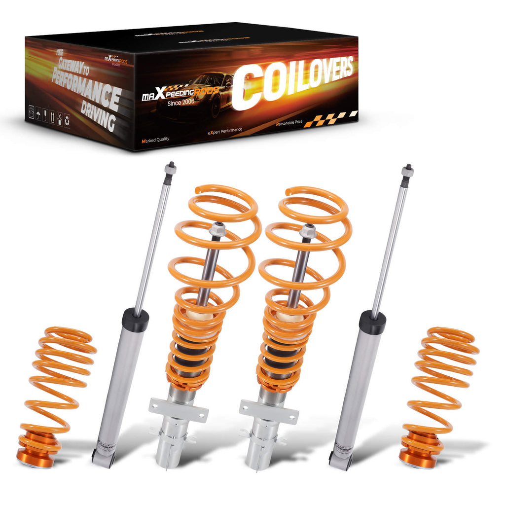Suspension compatible for Volkswagen Polo MK4 9N /Compatible for SKODA FABIA MK1 Coilovers Absorber Shock Lowering Kit