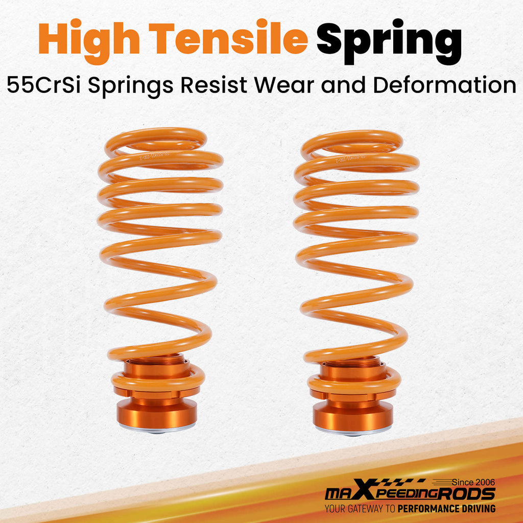 Compatible for Skoda Fabia Mk1 99-08 compatible for VW Polo MK4 9N 01-14 Coil Spring Coilovers Lowering Kit