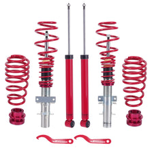 Laad de afbeelding in de galerijviewer, Schroefset geschikt voor VW Polo MK4 Typ 9n 2001–2009 Adjustable Ophanging Schroefsets Lowering Kit