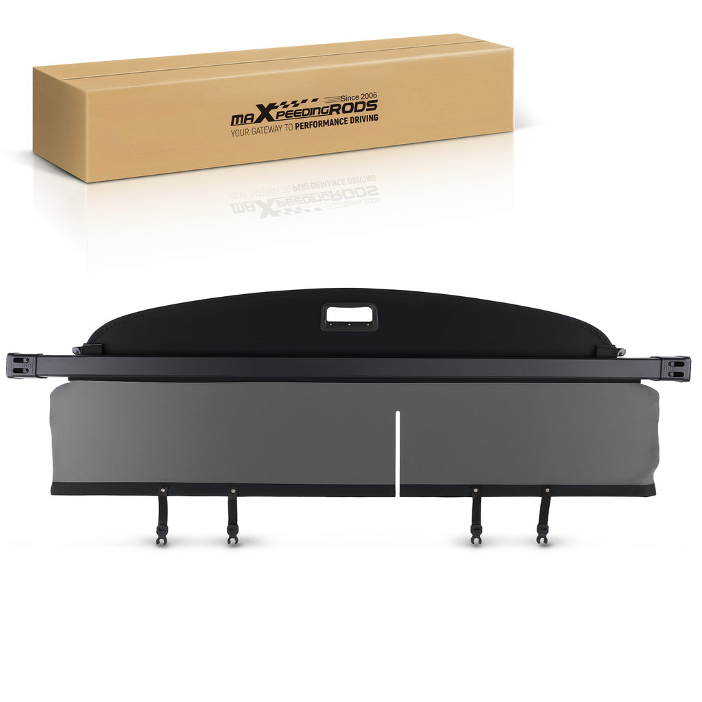 Black Parcel Shelf Luggage Cover geschikt voor Toyota RAV4 MK3 2006-2012 Retractable