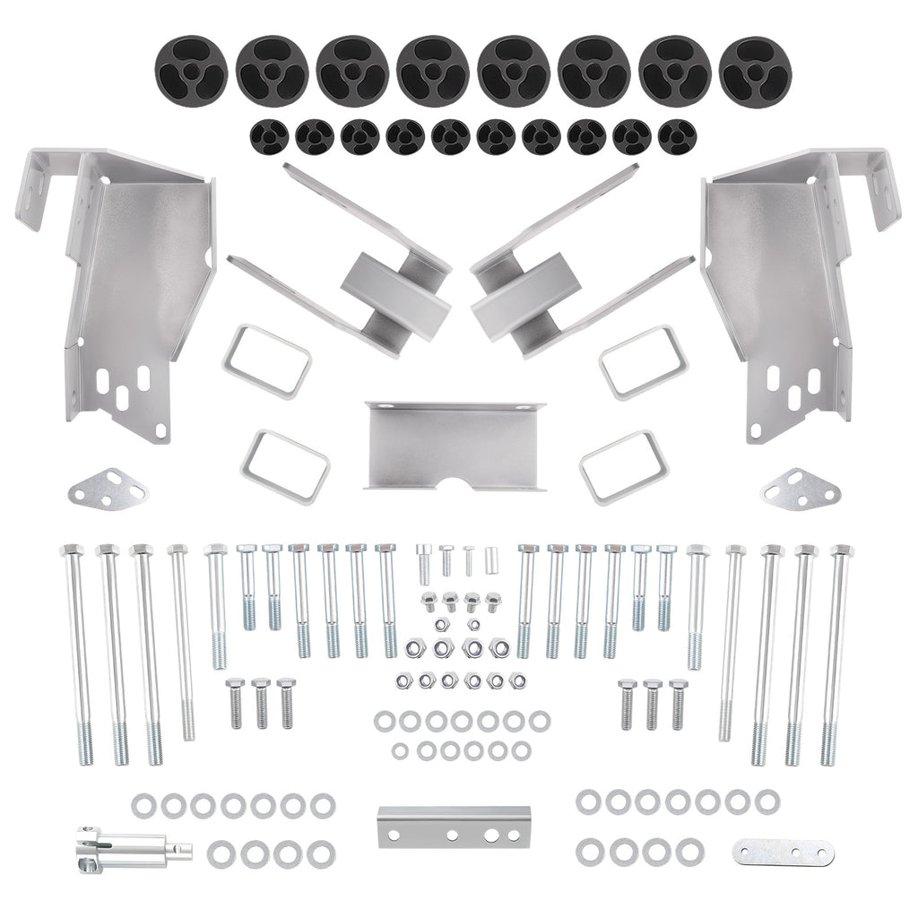 3 FrontRear Body Lift Kit geschikt voor Chevrolet Silverado 1500 2WD/4WD 2007-2013