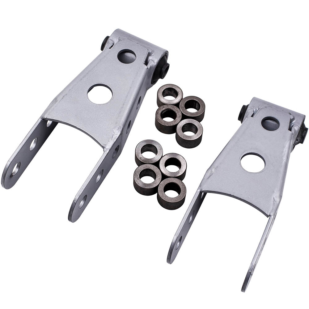 Achter 2 inch-3 inch inch Lowering Drop Shackles Kit geschikt voor Chevy Silverado 1500 LS Crew Cab