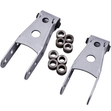 Laad de afbeelding in de galerijviewer, Achter 2 inch-3 inch inch Lowering Drop Shackles Kit geschikt voor Chevy Silverado 1500 LS Crew Cab