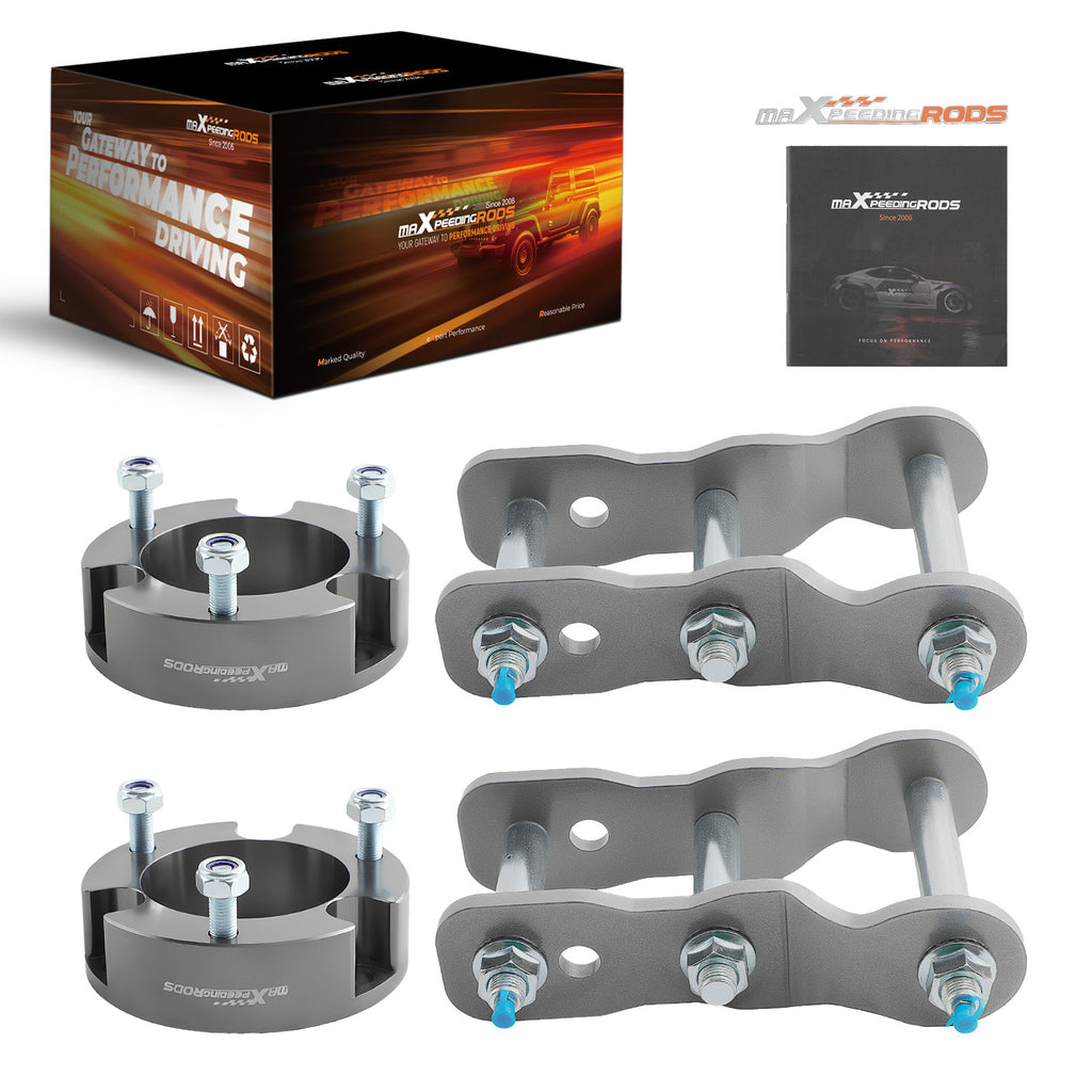 Level Lift Kit geschikt voor Toyota Hilux 2005-2014 voor 3" Voor Spacer / 2" Achter Shackles