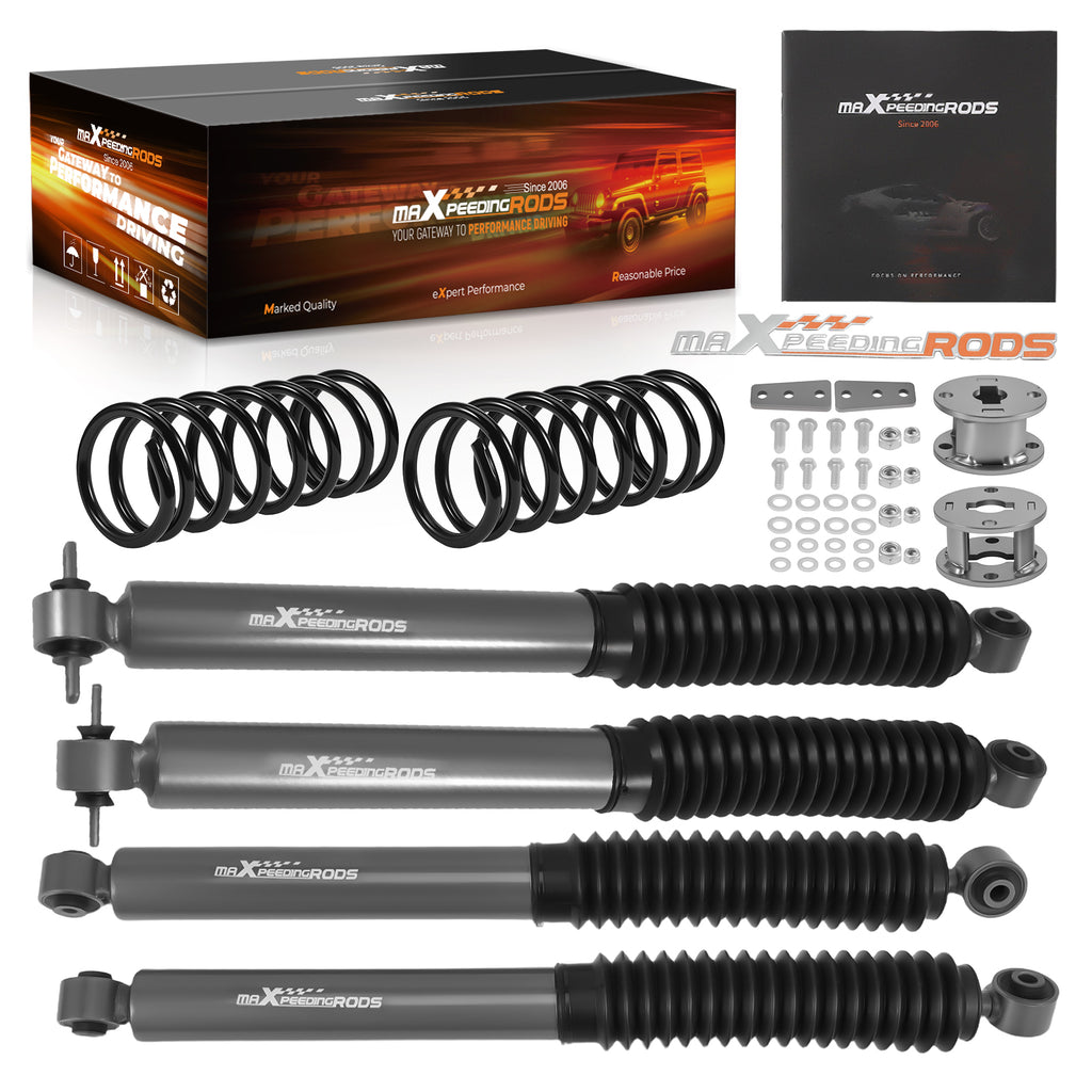 2 Inch Voor Achter Lift geschikt voor Land Rover Discovery 2 1998-2004 Shock Absorber Kit