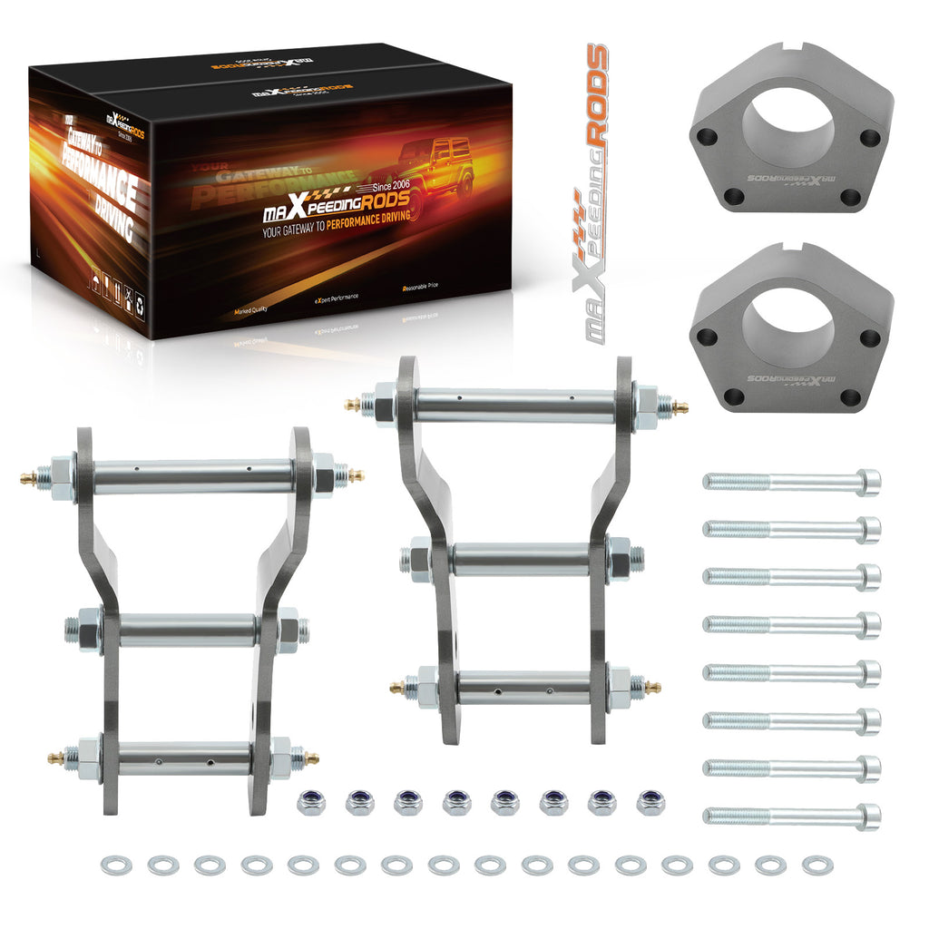 Achter Shackles & Ball Joint Spacer geschikt voor Toyota Hilux LN107 LN166 1989-04 Lift Kit