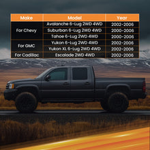 Laad de afbeelding in de galerijviewer, 1-3 F+2 RLift Kit compatible for Chevy Tahoe Suburban GMC Yukon 2000-06