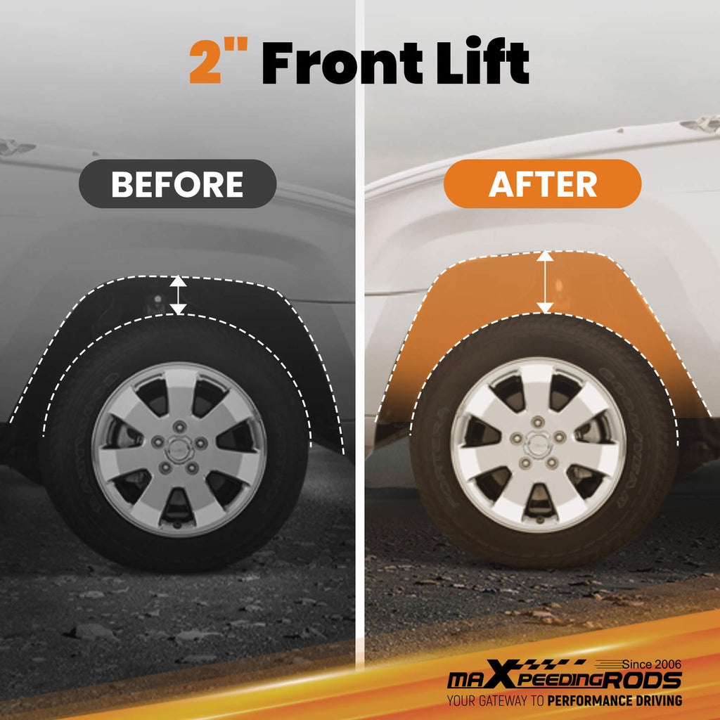 2 inch Leveling Lift Kit Spacers compatible for Ford F150 compatible for F-150 2WD 4WD 2004-23