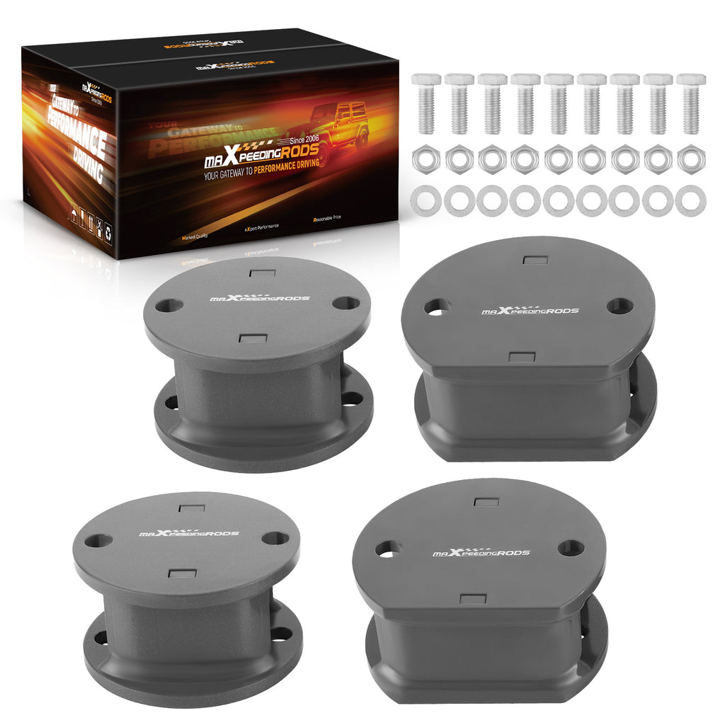 2 Voor 2 Achter Lift Kit Spring Spacer geschikt voor Land Rover Discovery 2 1998–2004