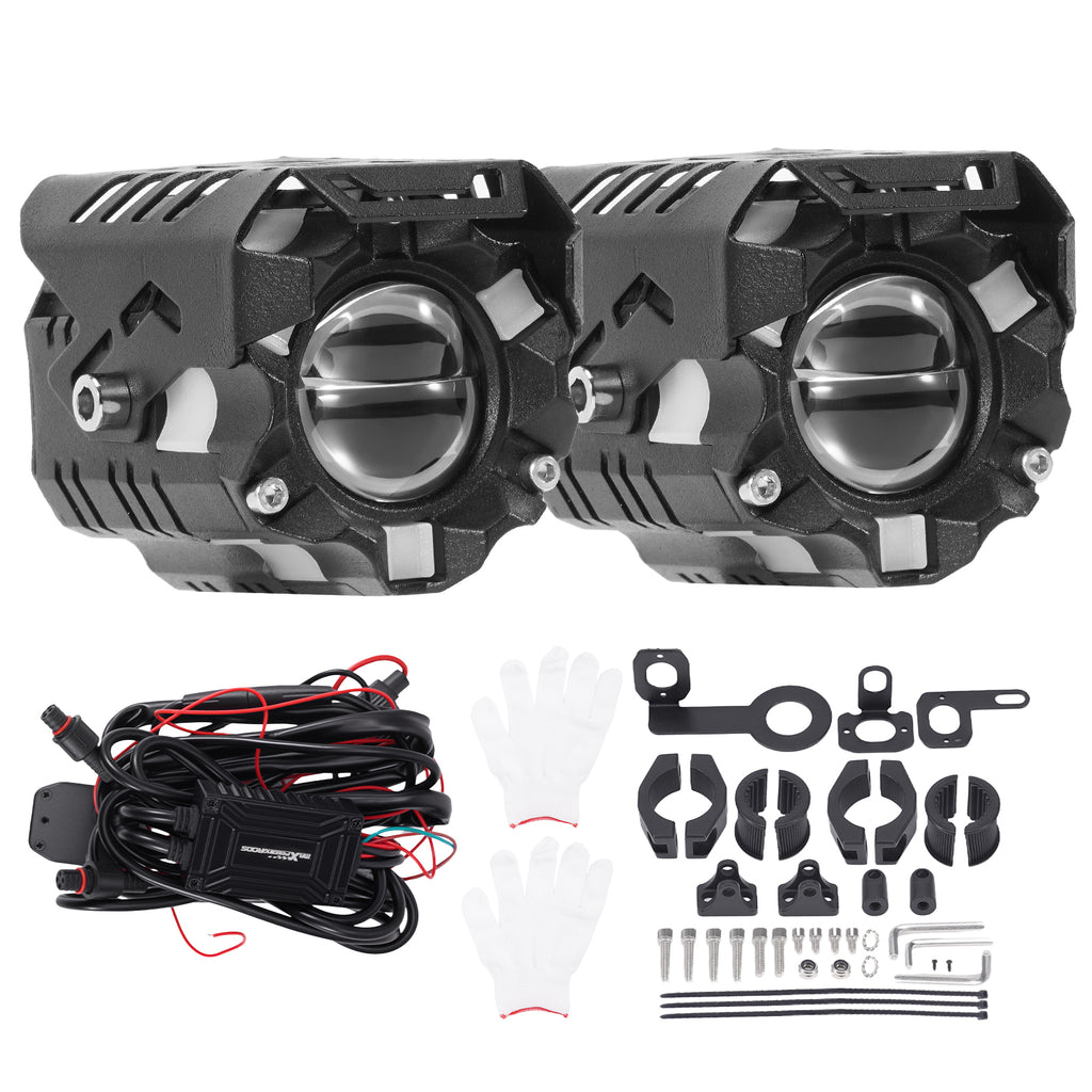 80W Auxiliary Fog Lights 12V voor Motorcycle Pickup Truck ATV IP67 Rated