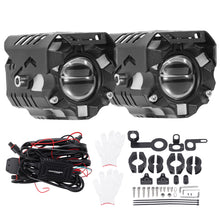 Laad de afbeelding in de galerijviewer, 80W Auxiliary Fog Lights 12V voor Motorcycle Pickup Truck ATV IP67 Rated