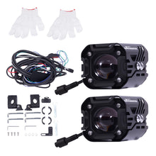 Laad de afbeelding in de galerijviewer, 2PCS 80W Motorcycle Auxiliary Spotlights voor ATV UTV LED 3000K/6000K 12V Kit