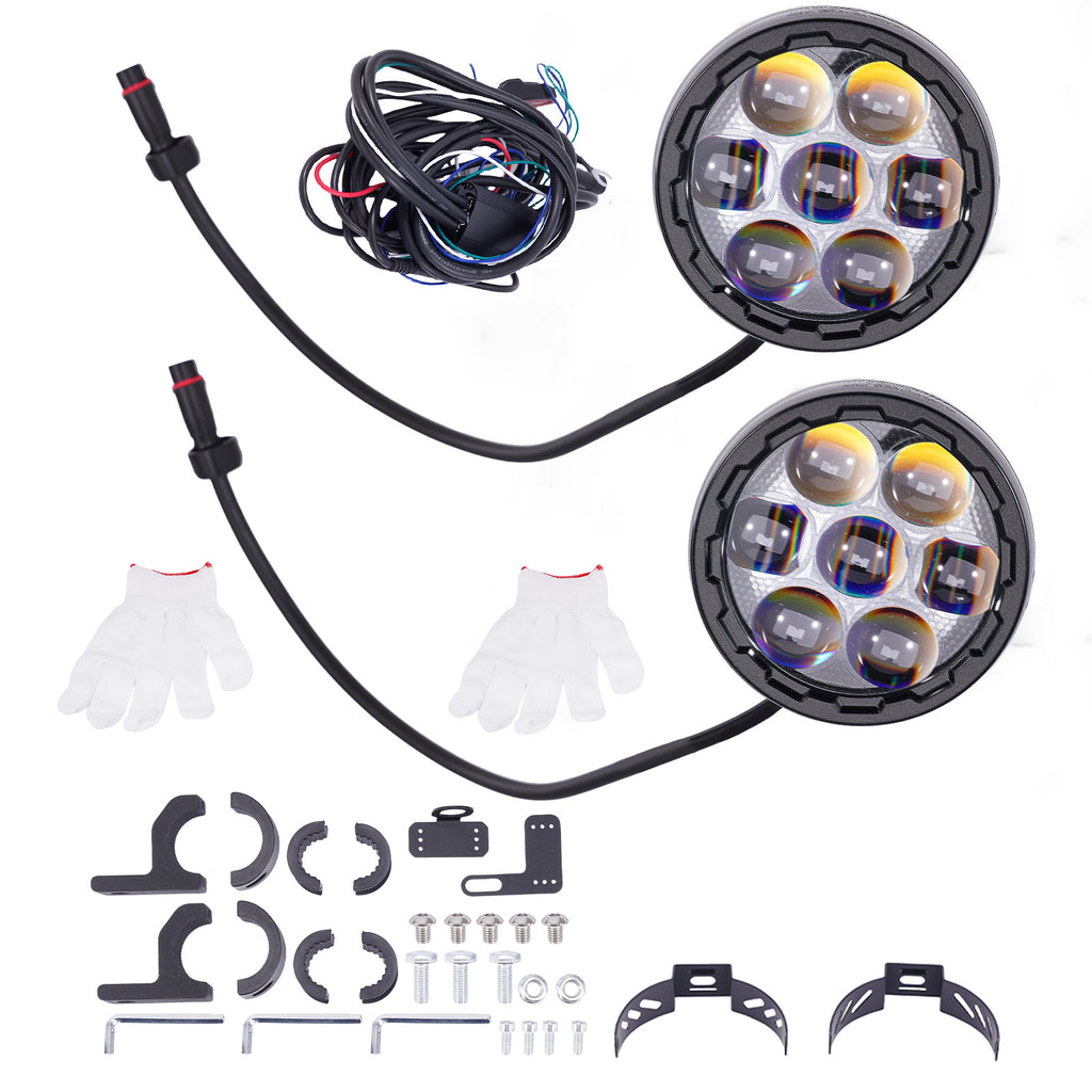 90W Auxiliary Driving Lights voor Motorcycle ATV 12V LED Spotlights Aluminum