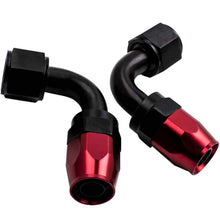 Laad de afbeelding in de galerijviewer, Hose End Adapter and AN10 Roestvrij staal Braided Oil Fuel Line 5M 45° 0.80"