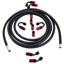 Laad de afbeelding in de galerijviewer, AN-6 AN6 6-AN Braided Nylon Fuel Oil Hose Line 5 M