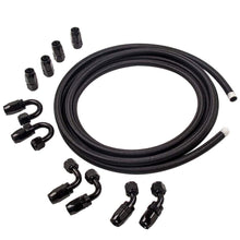 Laad de afbeelding in de galerijviewer, AN8 8AN 16 Feet Staal Braided Oil Diesel Fuel Line Hose