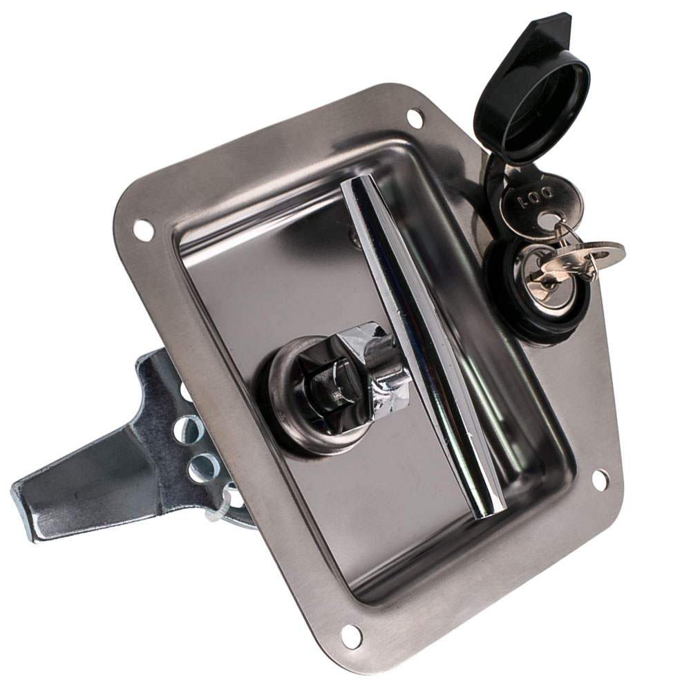 6X Folding T-Handle Lock Toolbox Flush Mount