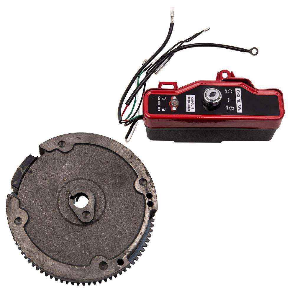Electric Start Starter FlyWheel Switch Charging Coil Kit geschikt voor Honda GX160 GX200