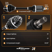 Laad de afbeelding in de galerijviewer, Aandrijfas voor links geschikt voor BMW 5 F10 F11 6 F06 F12 F13 xDrive 3160759304