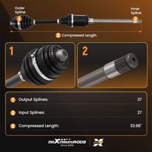 Laad de afbeelding in de galerijviewer, Aandrijfas Cardan Shaft voor rechts geschikt voor BMW 5 Serie F10 F11 6 F06 F12 F13 xDrive
