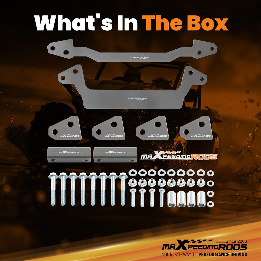 2 voor/achter Lift Kit Set geschikt voor Kawasaki Brute Force 650i 750i 2005-13