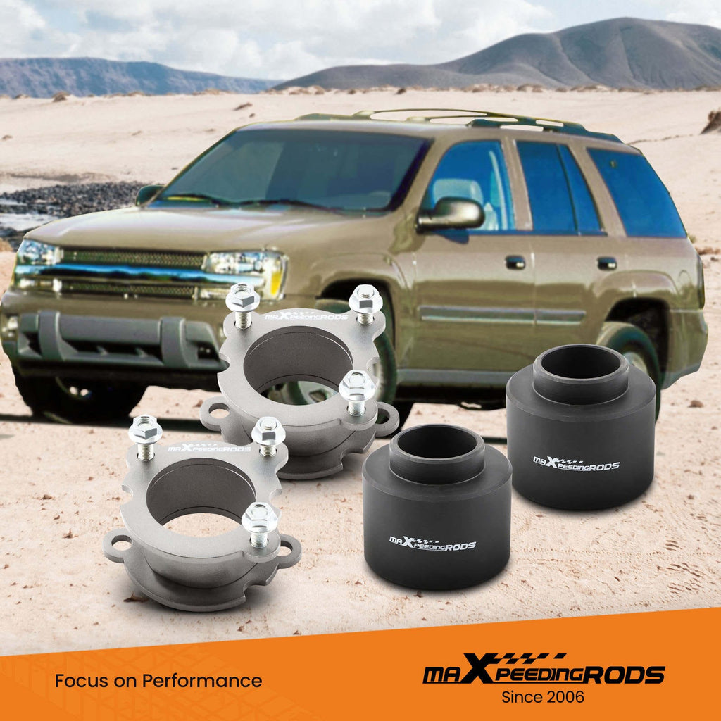 4x Lift Kit voor 3.5 + achter 2.5 geschikt voor GMC Envoy geschikt voor Chevy Trailblazer 4WD 2002-2009