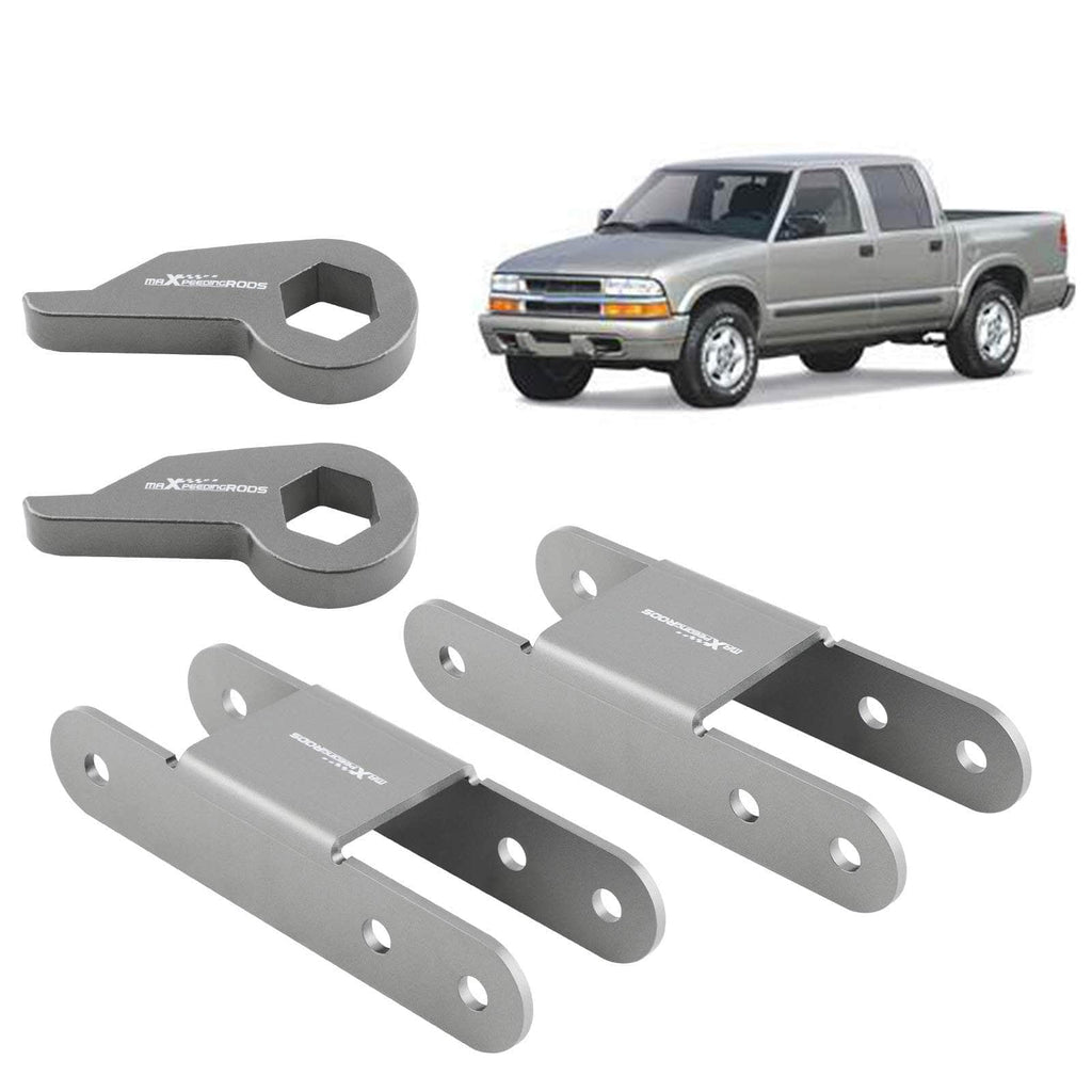 1-3" Lift Kit Torsion Keys + 2 Shackles geschikt voor Chevrolet S10 Blazer geschikt voor GMC S