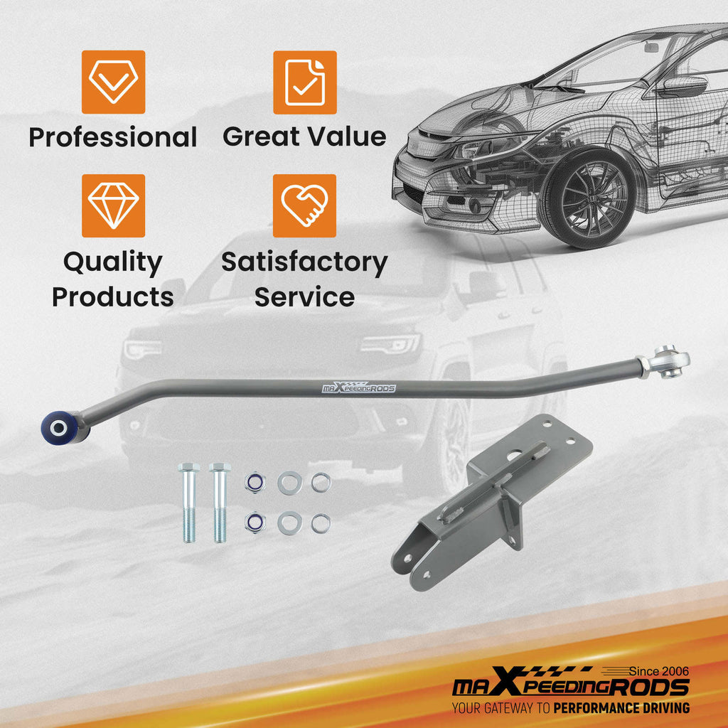 VERSTELBARE TRACK BAR MET SUPPORT 4-6.5 geschikt voor JEEP CHEROKEE XJ 84-01 2/4WD