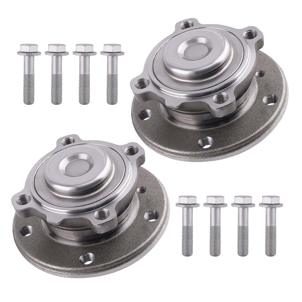 2x Wielnaaflager Kit voorzijde geschikt voor BMW 1 Serie 116d E81 2008-2011 Hatchback VKBA3681