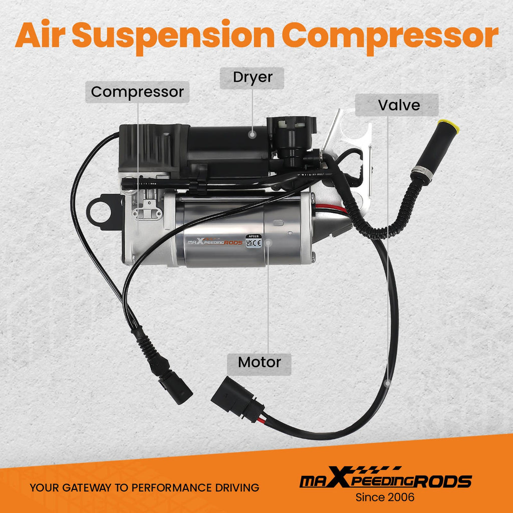 Luchtvering compressor niveauregeling geschikt voor Audi Q7 4L 2006-2015 4L0698007B