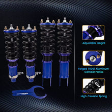Laad de afbeelding in de galerijviewer, Maxpeedingrods voor and achter Schokdemper Ophangingskit geschikt voor Honda CR-X del Sol 1992-1995 EG (EG1)