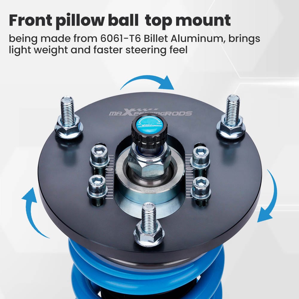 Schroefsets/Threaded suspension geschikt voor BMW 3 Serie E46 330ci 325ci 323ci 320cd 330cd
