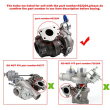 Laad de afbeelding in de galerijviewer, Turbo geschikt voor SAAB 9-3 9-5 B205E B235E voor GT1752S 452204 Turbo