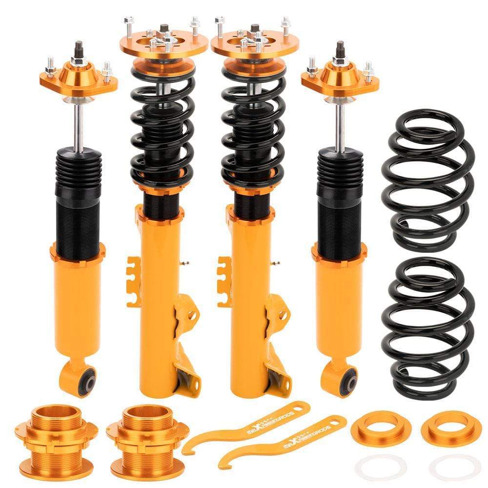 Maxpeedingrods In hoogte verstelbare Schroefset Veerpoten Geschikt voor BMW 3 Convertible (E36) 318i; 320i; 323i; 325i; 328i; (03/1993-04/1999)