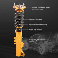 Laad de afbeelding in de galerijviewer, Maxpeedingrods In hoogte verstelbare Schroefset Veerpoten Geschikt voor BMW 3 Convertible (E36) 318i; 320i; 323i; 325i; 328i; (03/1993-04/1999)