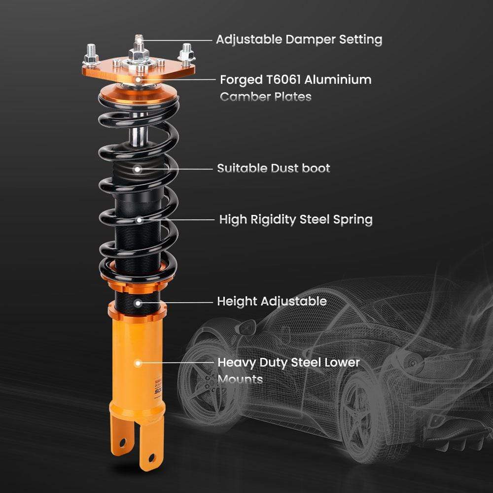 Verstelbare Schroefset Suspension Geschikt voor Mitsubishi Lancer Evolution VII (EVO 7) CT9A 2001-2003