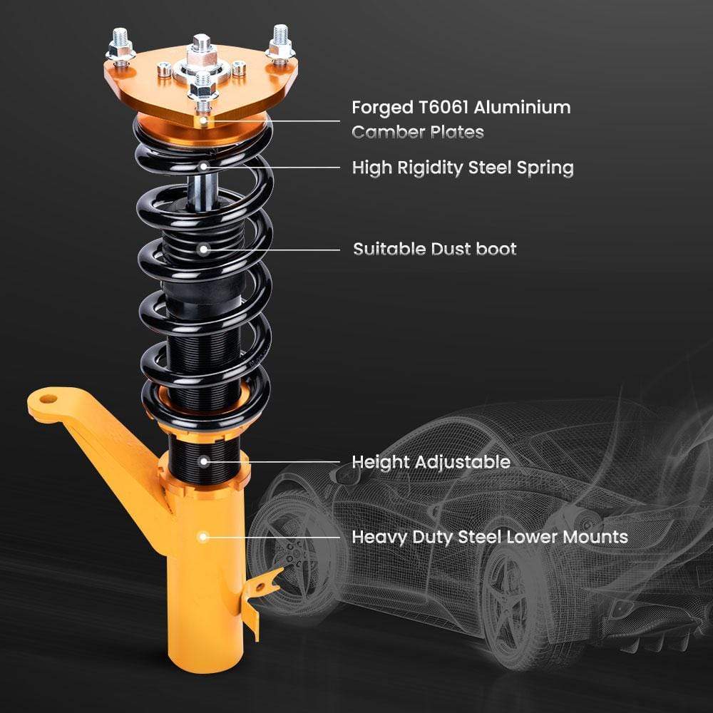 4 stuks Verstelbare Schokdemper Suspension SHOCK geschikt voor Honda EM SE TE Schroefsets Kit