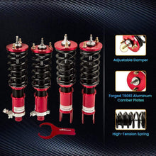 Laad de afbeelding in de galerijviewer, Schroefset suspension geschikt voor Honda Civic Hatchback EG year 91-95, damping verstelbare, red