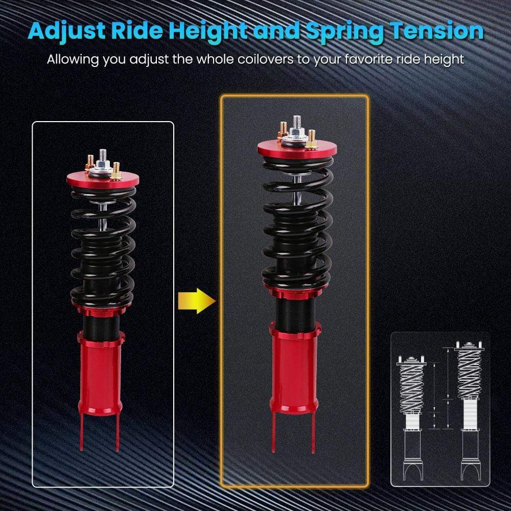 Schroefset suspension geschikt voor Honda Civic EG EG6 EG9 EH EJ VX 91-95 DB6-DB9 DC1-DC2 DC4 94-01