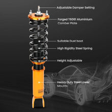 Laad de afbeelding in de galerijviewer, Suspension Veerpoten Kit geschikt voor Nissan 300ZX Fairlady Z Z32 90-96 Adj. Damper