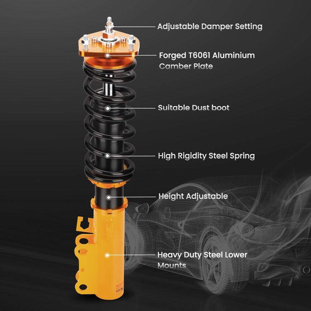 Geschikt voor Toyota Celica GT GTS geschikt voor FWD 1990-1993 Schroefset Absorber Shock Spring Damper Kit