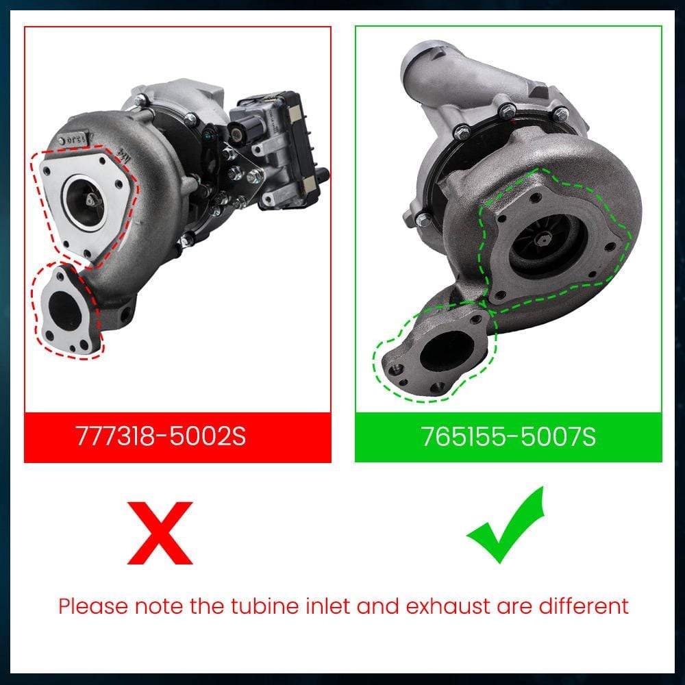 Turbo V6 A6420900280 geschikt voor Mercedes C E CLK 320 CDI 224 765155-5007S