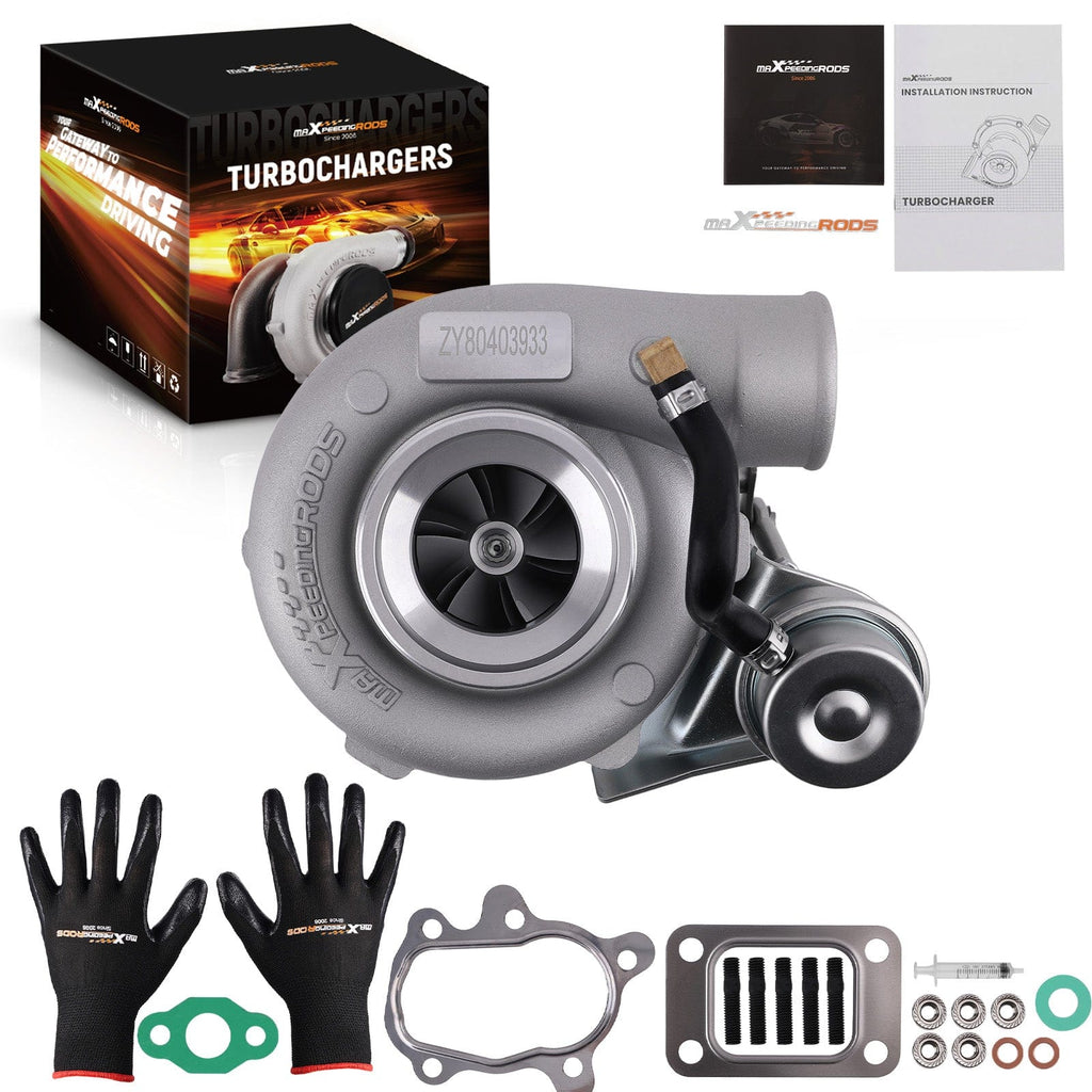 Universele turbo T25 0.60 A/R geschikt voor 1.5L-2.0L 4-cilinder motoren tot 350 pk