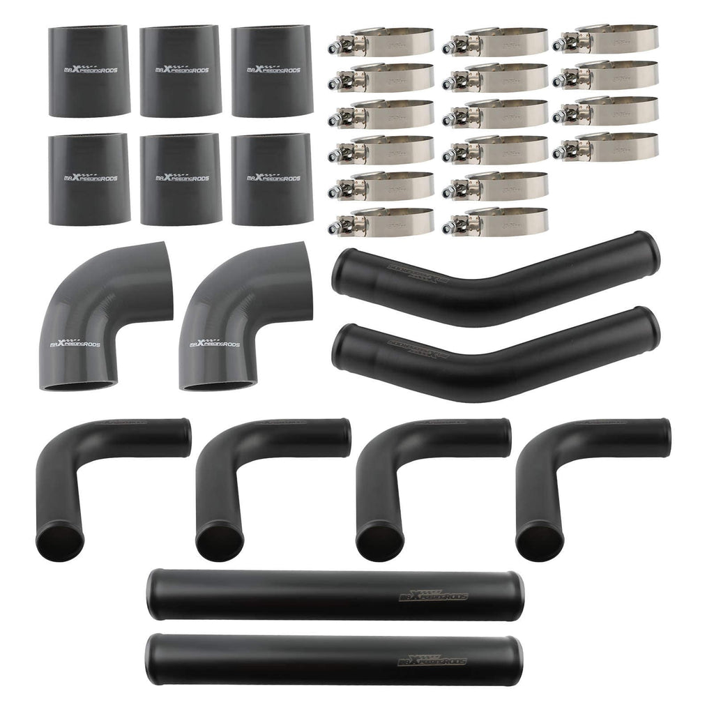 Universal T3T4 Turbo Intercooler + Piping + Wastegate geschikt voor BMW 328i 325i 323i