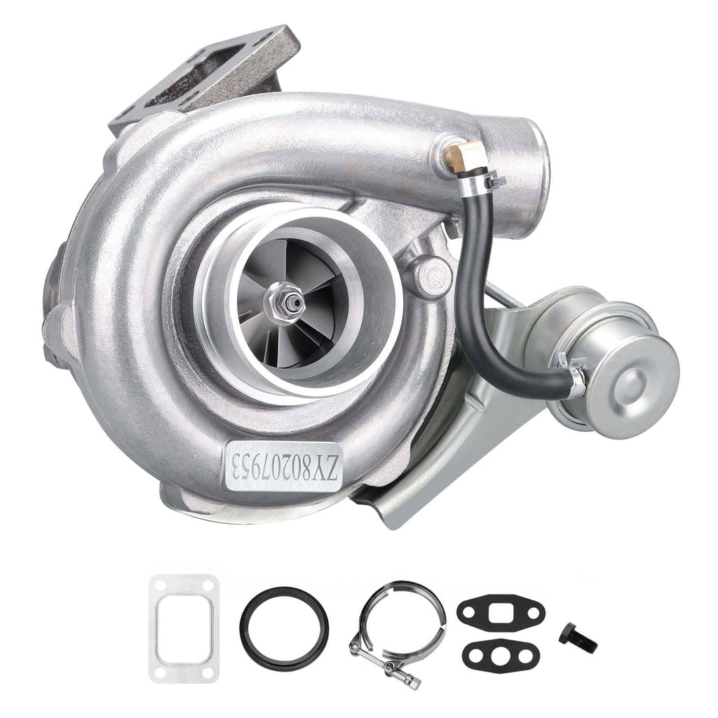 Turbo T3 T4 T04E geschikt voor Audi VW 1.8T VR6 .63 AR V Band universal Turbo nieuw boven