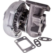 Laad de afbeelding in de galerijviewer, Universal T3 T4 T04E Turbo .57 A/R Oil Cooled Turbine 5-Bolt Flange voor 1.5-2.5L 400HP