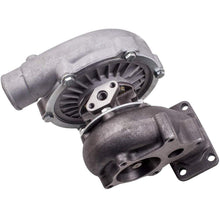 Laad de afbeelding in de galerijviewer, Universal T3 T4 T04E Turbo .57 A/R Oil Cooled Turbine 5-Bolt Flange voor 1.5-2.5L 400HP