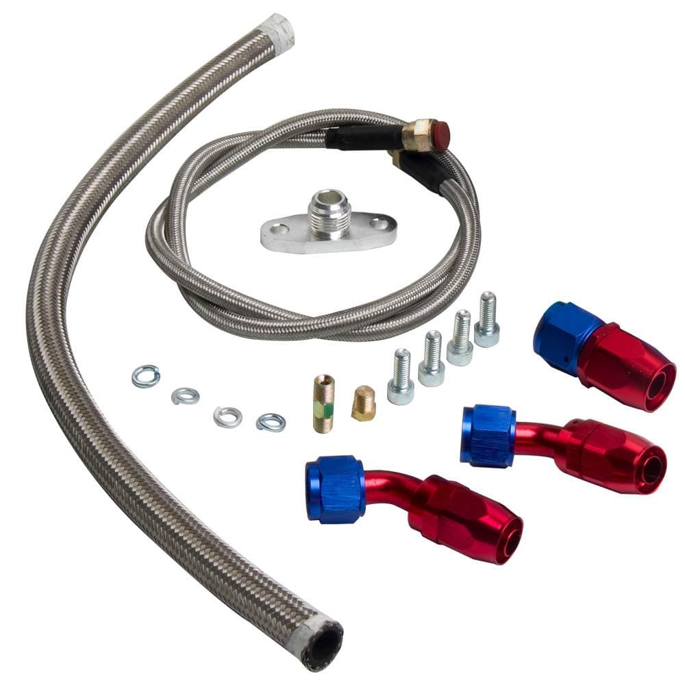 Oil Return Feed Line + Universal Turbo voor 1.5L to 2.5L alle 4/6 Cylinder Engine